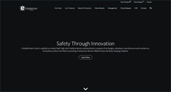 Desktop Screenshot of establishmentlabs.com